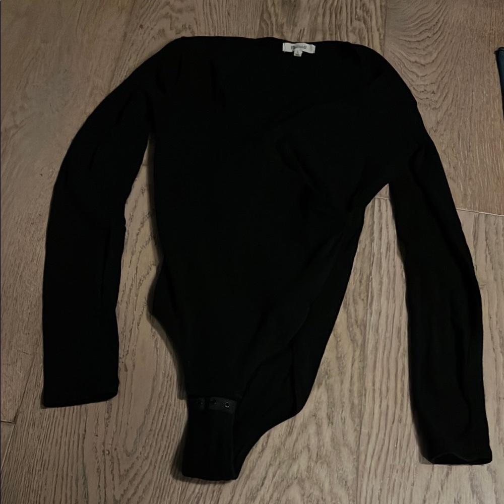 Black Long Sleeve Bodysuit